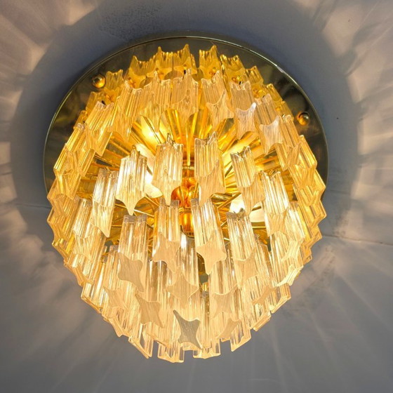 Image 1 of Venini ceiling light, 60s, large model, mid-century