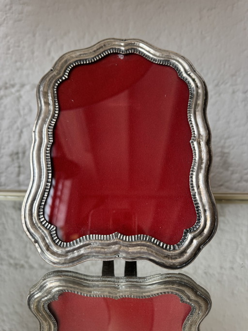 Marco de fotos plateado de los años 50