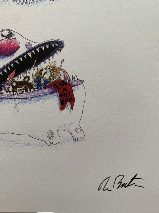 Image 1 of Tim Burton – I’m a Toy Box – Official Signed Limited Edition Print – 20x30 cm