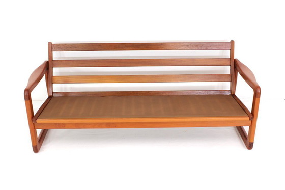 Image 1 of Canapé et 2 fauteuils Holstebro, design danois du milieu du siècle, comme neufs, en teck massif, laine vierge de qualité supérie