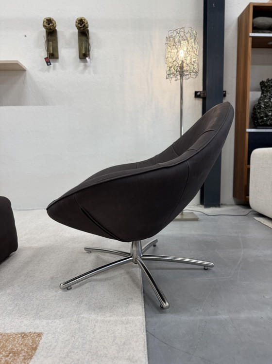 Image 1 of Label van den Berg Hidde Draaifauteuil dark Brown 
