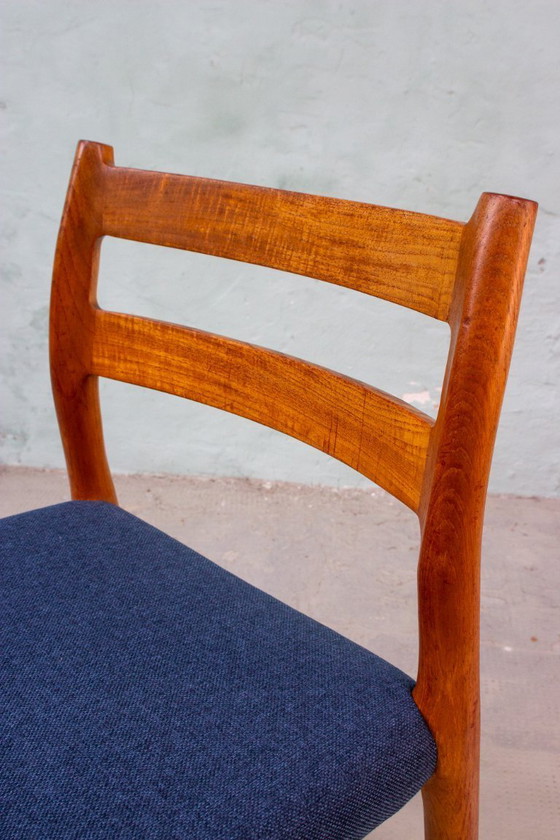 Image 1 of 2 chaises Niels Otto Möller modèle n° 84, en teck danois vintage