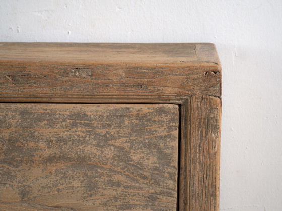 Antique sideboard in elm with two doors – China, circa 1950 – Sideboard cabinet (photo 31 of 40)