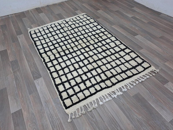 Berber wollen vloerkleed 150/200 cm – Vloerkleden en tapijten, Wool (photo 4 of 10)