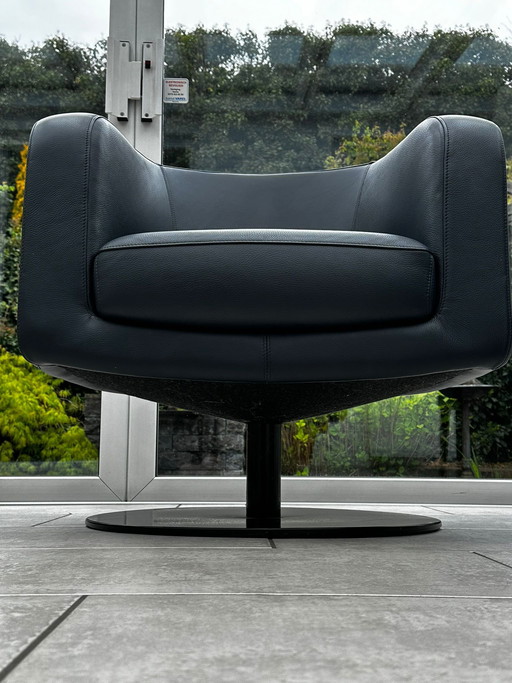 B&B Italia Tulip Stoel Blauw
