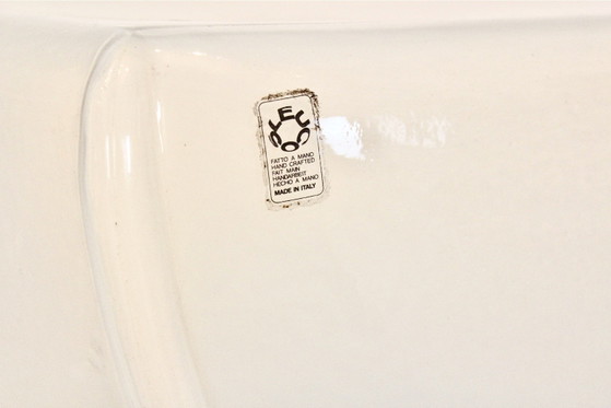 Lampada da tavolo Leucos fatta a mano, edizione limitata in vetro opalescente bianco, Lampade da tavolo (foto 6 di 11)