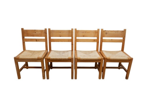 Set of 4 Danish chairs by Tage Poulsen