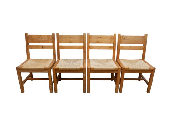 Image 1 of Set of 4 Danish chairs by Tage Poulsen