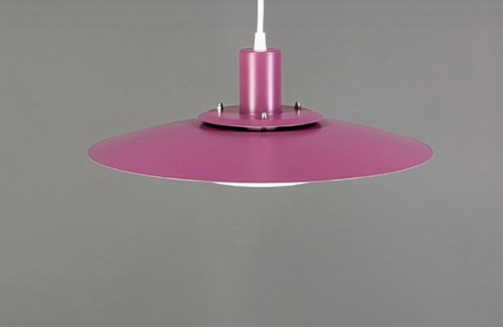 Vintage Scandinavische schalenlamp; Denemarken, 1970s – Design Light A/S, Hanglampen, Metal (photo 7 of 10)