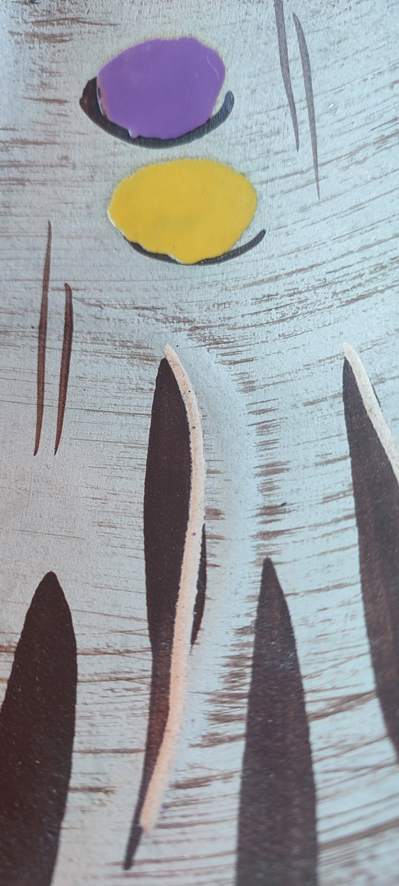 Image 1 of Westdeutscher Keramikteller im Stil der Mid-Century Modern (MCM), Freiform, 1950er/60er Jahre