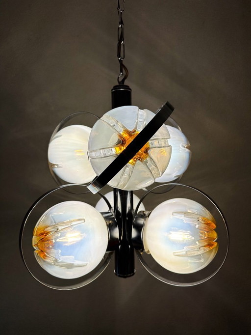 Lampe Sputnik vintage Mazegga