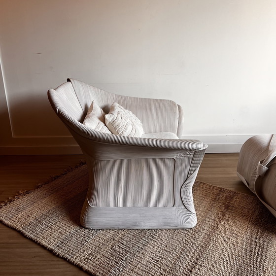 Image 1 of Betty Cobonpue Scultura sillón de ratán años 80