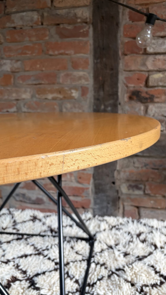Image 1 of Mesa de reuniones original Thonet con estructura Eiffel de madera de haya, años 70, Glen Oliver Löw
