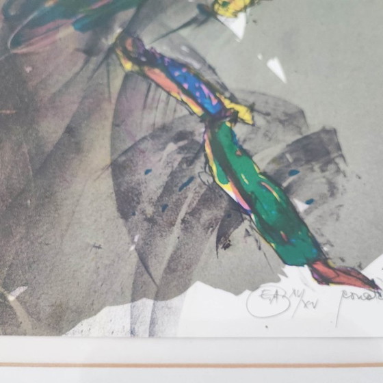 Image 1 of Belle lithographie Pavel Roučka 66 x 41