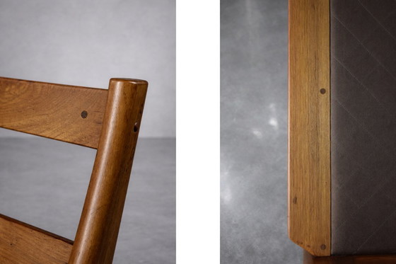 Image 1 of Vintage Mid-Century Danish Modern 3-Seater Brown Leather Sofa by Georg Thams from A/S Vejen Polstermøbelfabrik, 1960s