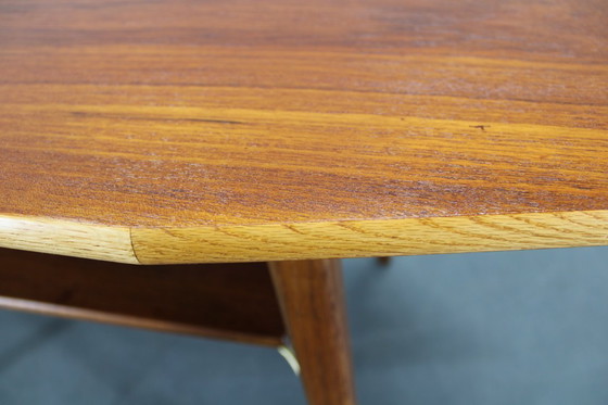 Image 1 of 1960s Danish Teak and Oak Coffee Table