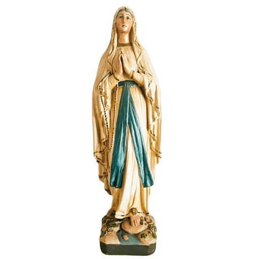 Vintage XL Religious Mary statue 1960s