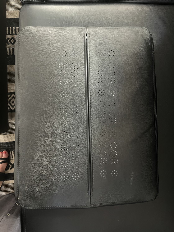 Image 1 of Zwarte leren bank COR Conseta