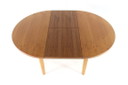 Round extendable dining table 'Rudolstadt' vintage