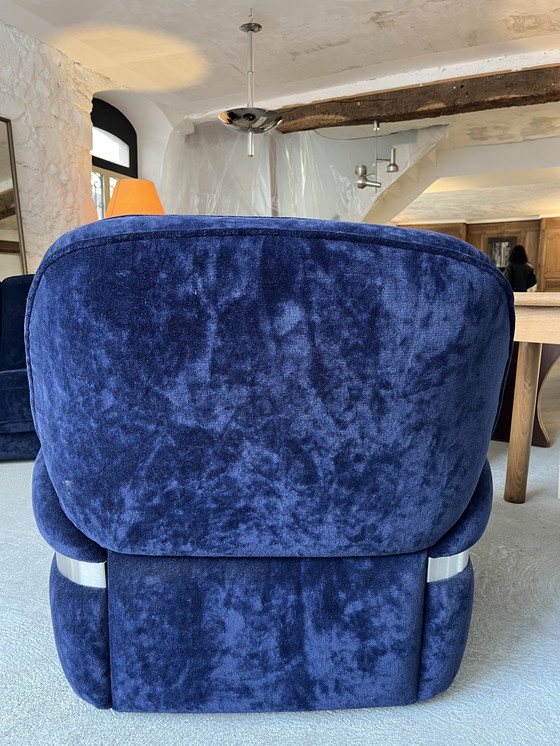 Image 1 of Set di divano e 2 poltrone Space Age anni '70