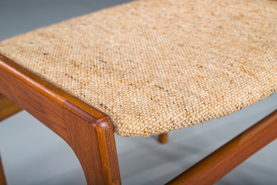 Image 1 of Teakhouten eetkamerstoelen, toegeschreven aan Erik Buch voor Anderstrup Stolefabrik, Denemarken, jaren 70, set van 3.