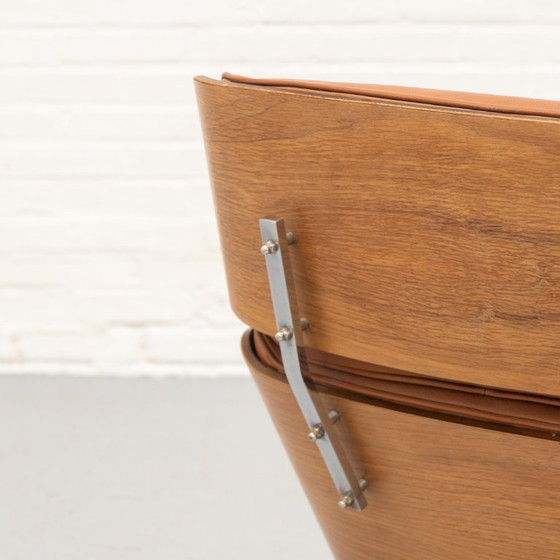 Poltrona lounge Martin Stoll Giroflex anni '70 – Poltrone, Wood, Leather (photo 18 of 19)