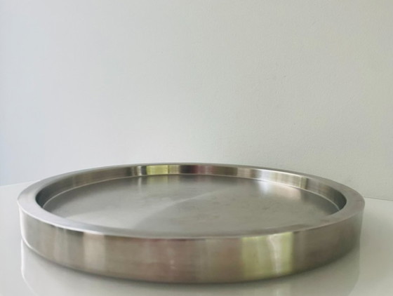 Image 1 of Bandeja/plato de servir de diseño de acero inoxidable