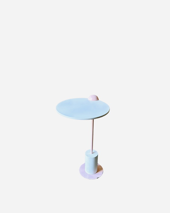 Image 1 of "Piccolo" side table in Memphis style - Edward Geluk for ArCo, Netherlands, 1984 Rotatable