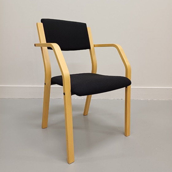 Image 1 of Skandinavischer Konferenzstuhl von LANA Design, aus Buche – Dk, 1960er Jahre