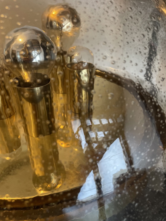 Image 1 of Schitterende Limburg grootste glazen plafondlamp type 2990