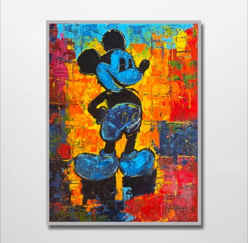 The Mickey Legacy (25) "Tribute to Mickey" – schilderijen tekeningen, Canvas