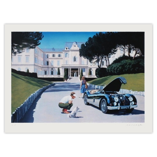 Pierre Barraya Signed Screenprint Réflexion – lithos zeefdrukken, Paper (photo 2 of 5)