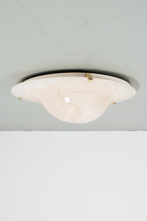 Image 1 of Große Glas-Deckenleuchte