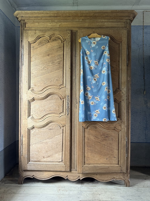 Armadio antico francese in rovere fine 800