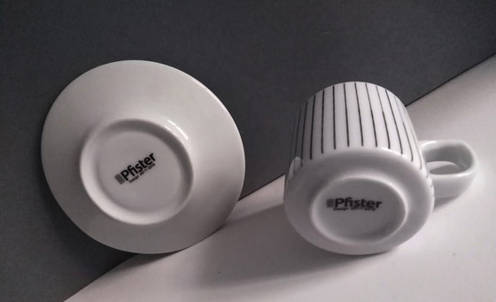 Image 1 of 11x Graf von Hennenerg/Pfister Zeitgenössische Designer/Postmoderne Moderne Kaffeetassen-Set