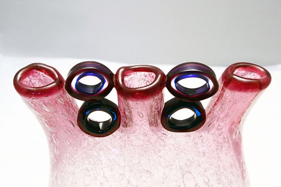Image 1 of Anzolo Fuga for AVeM rare vase with rings, 1960s