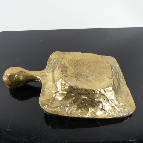 Image 1 of brutalistischer Bronze Aschenbecher 1960er Jahre