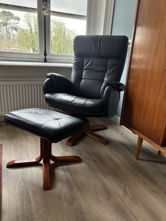 Image 1 of Sillón relax de cuero