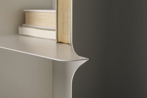 White Cabinet 160X40 Cm Design Nendo For Quodes - On Legs