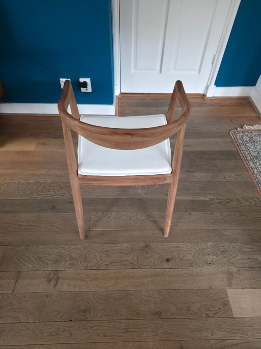 6 sillas de comedor de teca Caddo Lasse