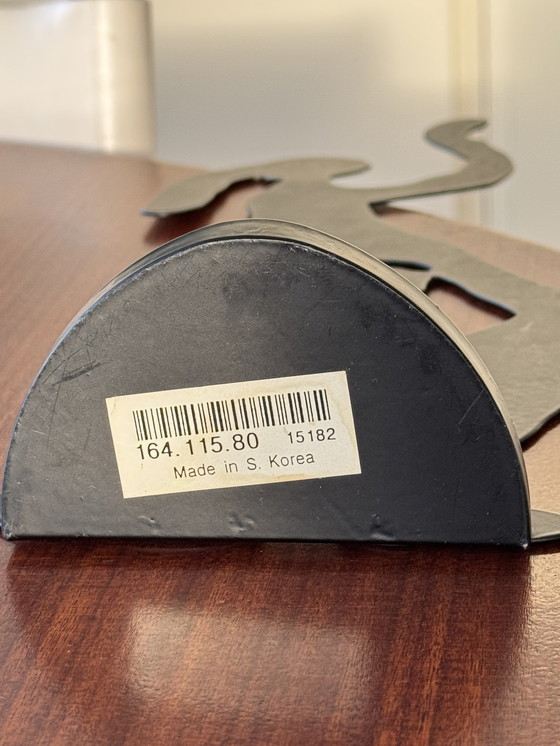 Image 1 of Candeliere vintage IKEA Häll design Anna Efverlund anni '90 - silhouette di donna in metallo nero