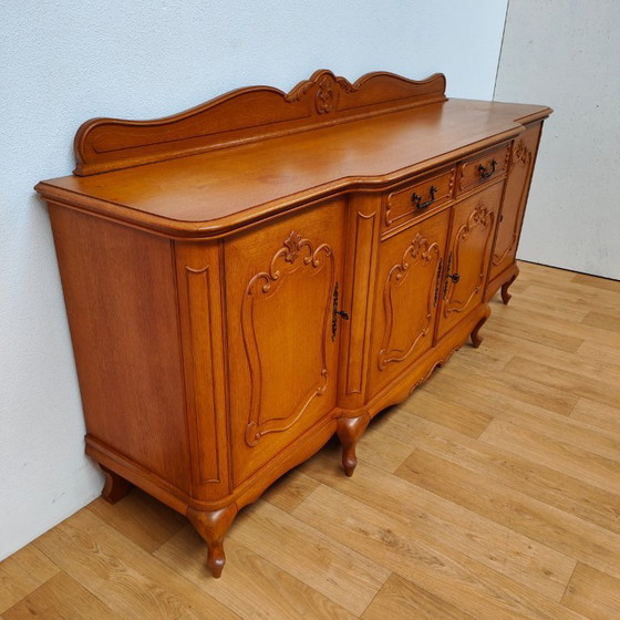 Image 1 of Vintage country Louis wall cupboard buffet cupboard dresser chest of drawers