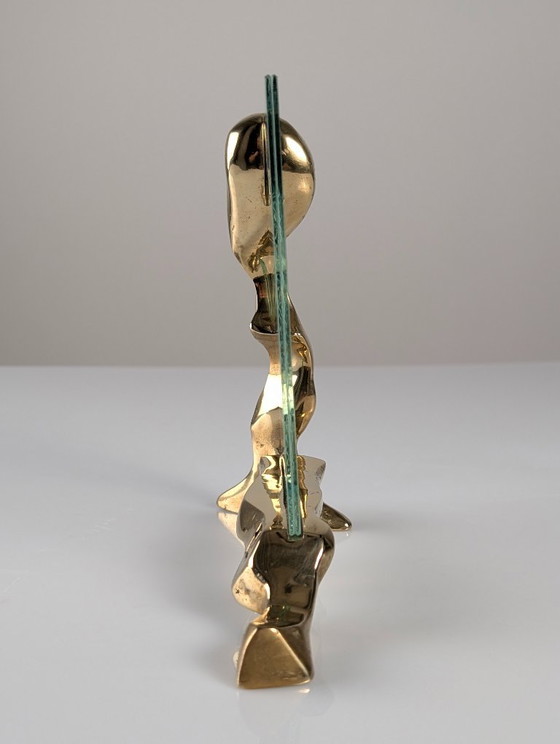 Marco de fotos escultural de latón y cristal de David Marshall, España, años 70 – Marcos de fotos, Glass (photo 7 of 8)