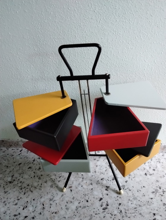 Image 1 of Supporto da cucito vintage di Metalux del 1950