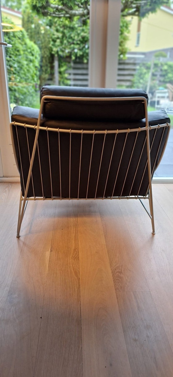 Image 1 of Leolux Volare Sessel aus schwarzem Senso-Leder