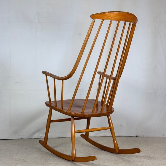 Image 1 of Rocking Chair "Grandessa" by Lena Larsson for Nesto, Sweden, 1960s
