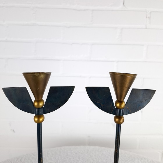 Image 1 of 2 candelieri vintage Memphis Milano anni '80