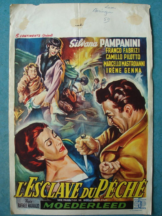 Image 1 of Partij originele filmposters uit de jaren 50-60