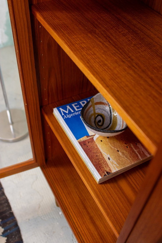 Image 1 of Vintage teak showcase chest of drawers sideboard highboard Danish