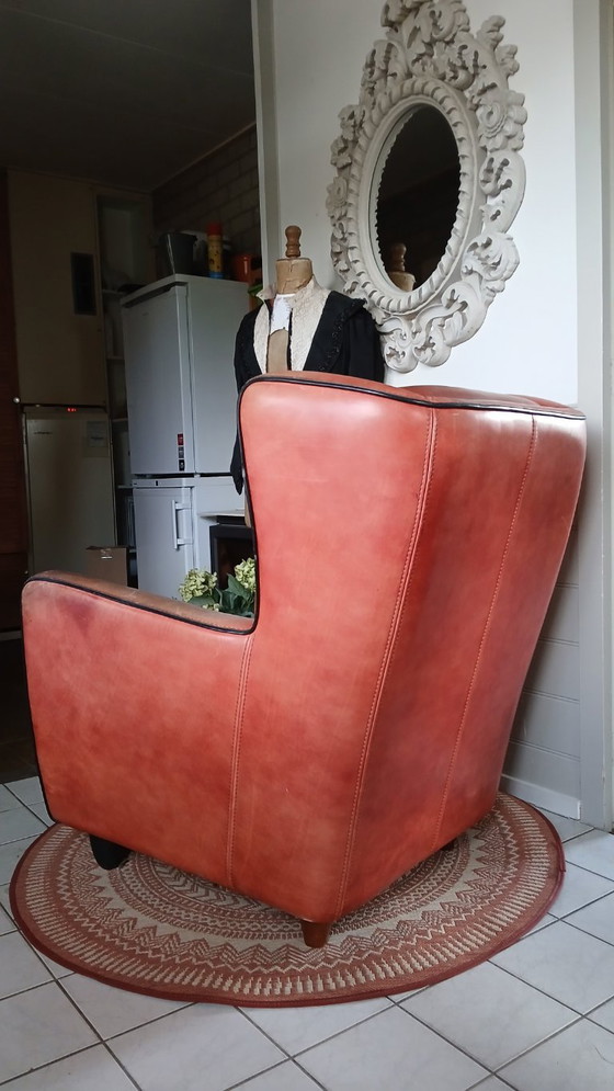 Baxter Bergère Armchair – Leather, Wood (photo 3 of 11)